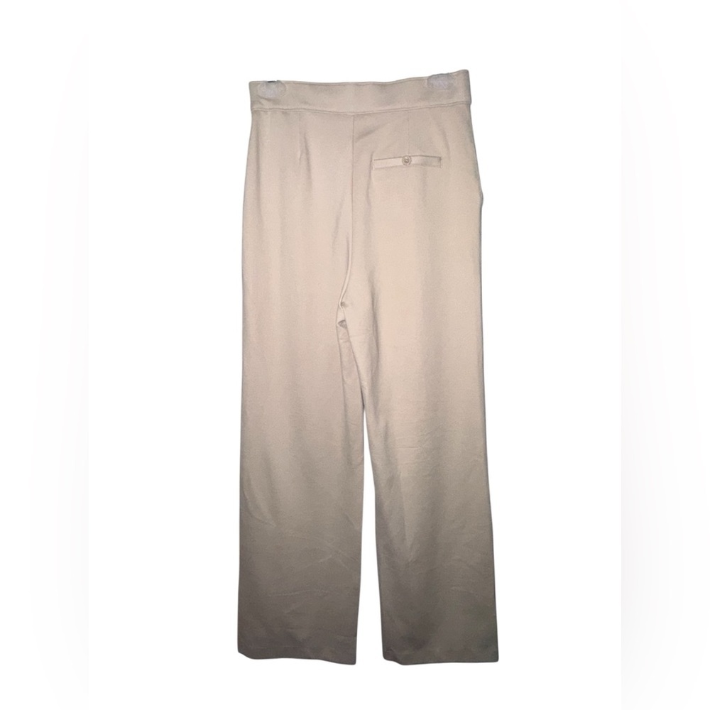 NWT Popilush Wide Leg High-Rise Pants in Beige Size S - Picture 9 of 13